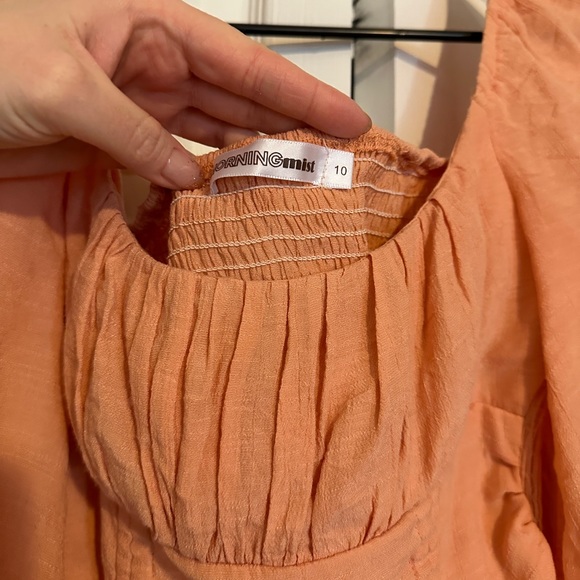 HELLO MOLLY Planting Seeds Peach Crop Top - Picture 9 of 11